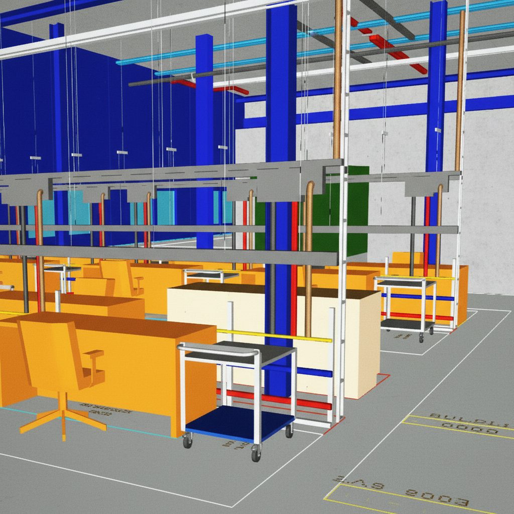 2D/3D AutoCAD concept model sample work